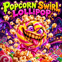 Popcorn Swirl Lollipop