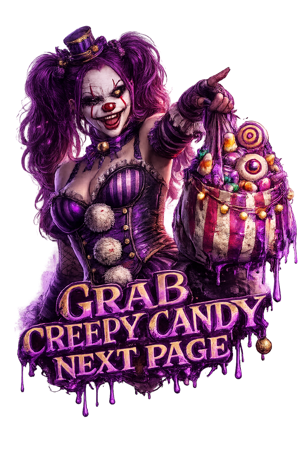 Grab Creepy Candy Next Page